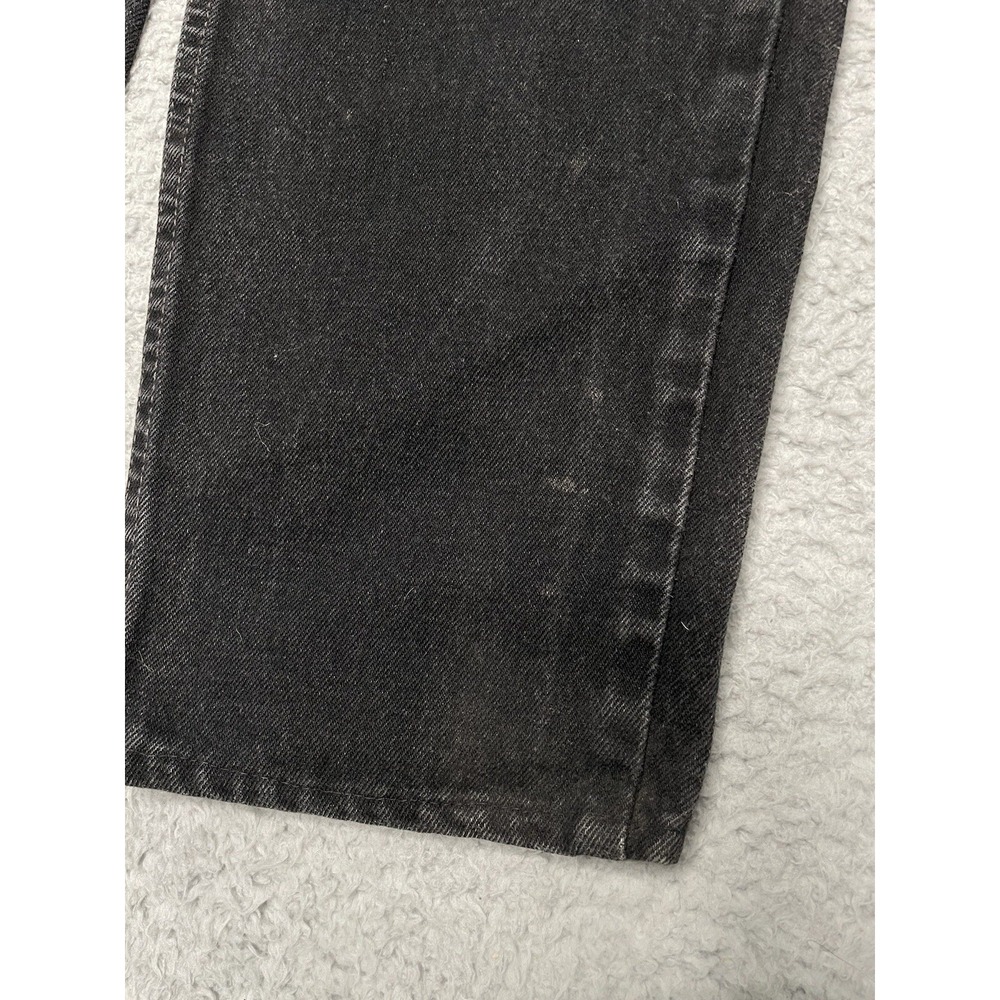 Vintage Levis 512 Jeans Womens Sz 13 JR M Black Slim Fit Tapered Leg Made In USA - Picture 12 of 16